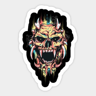 Scorpion Skull Sticker